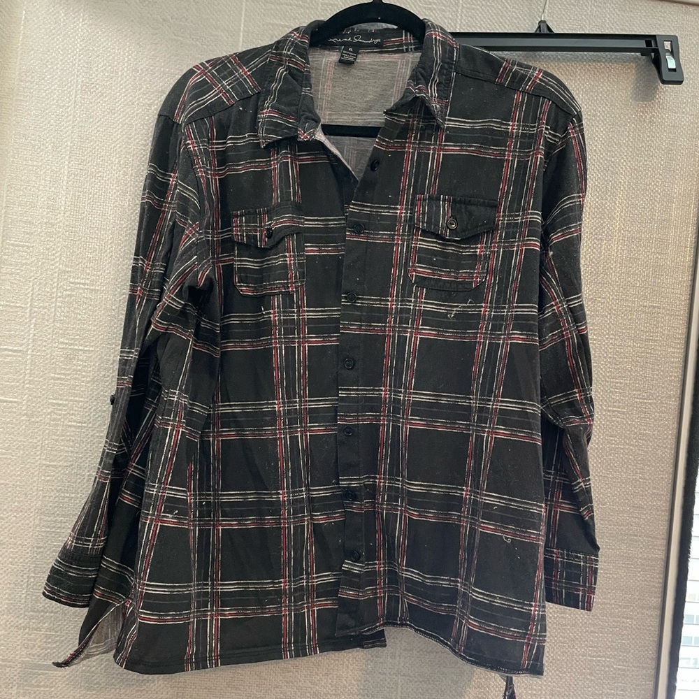 Plaid button up